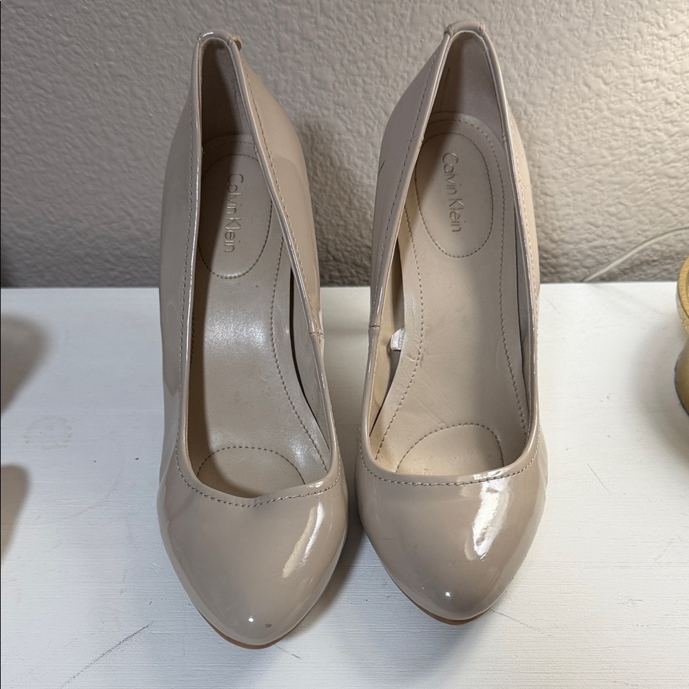 Calvin Klein Women's Beige Heels